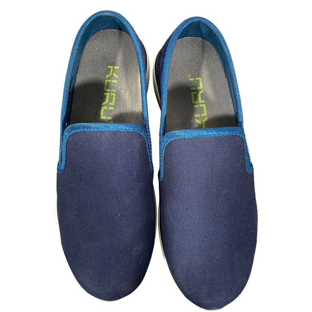 Kuru women’s Navy Blue Slip-On Shoes With Arch Support & Cushioned Soles Size 9